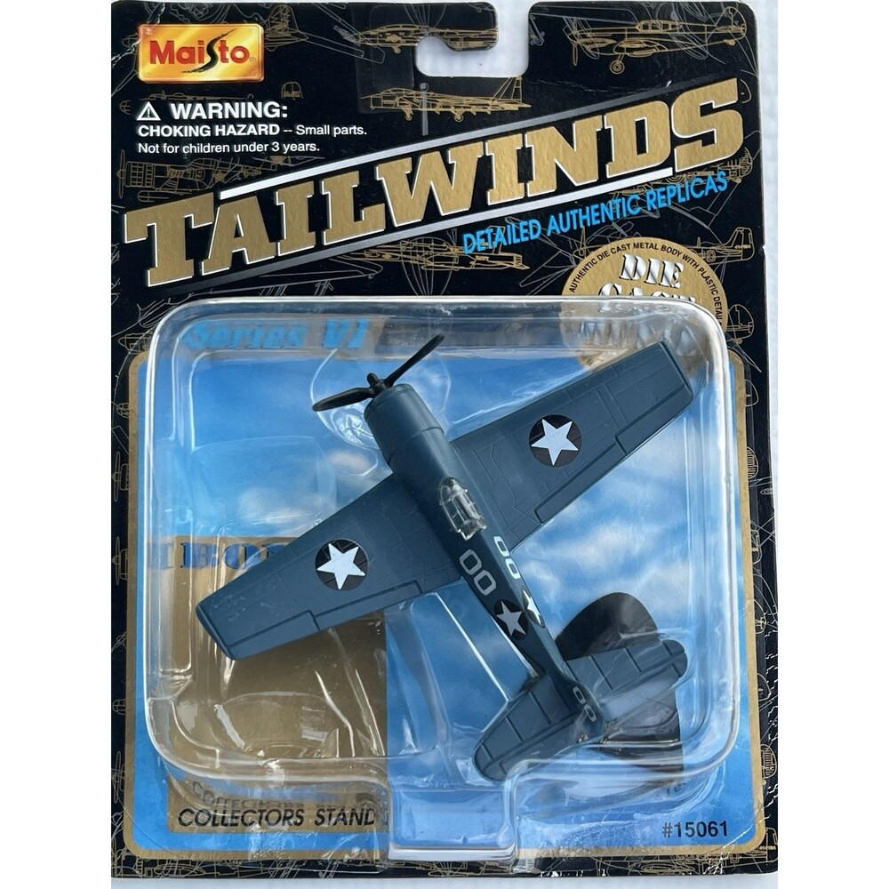 American Grumman F6F Hellcat Diecast Military Airplane Maisto Tailwinds